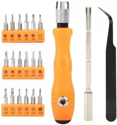 21 in 1 Screwdriver Bits Set Professional Multi-Function Magnetic Repair Tool Kit Compatible with Mobile/Computer/Laptop/Computer etc. - Image 1