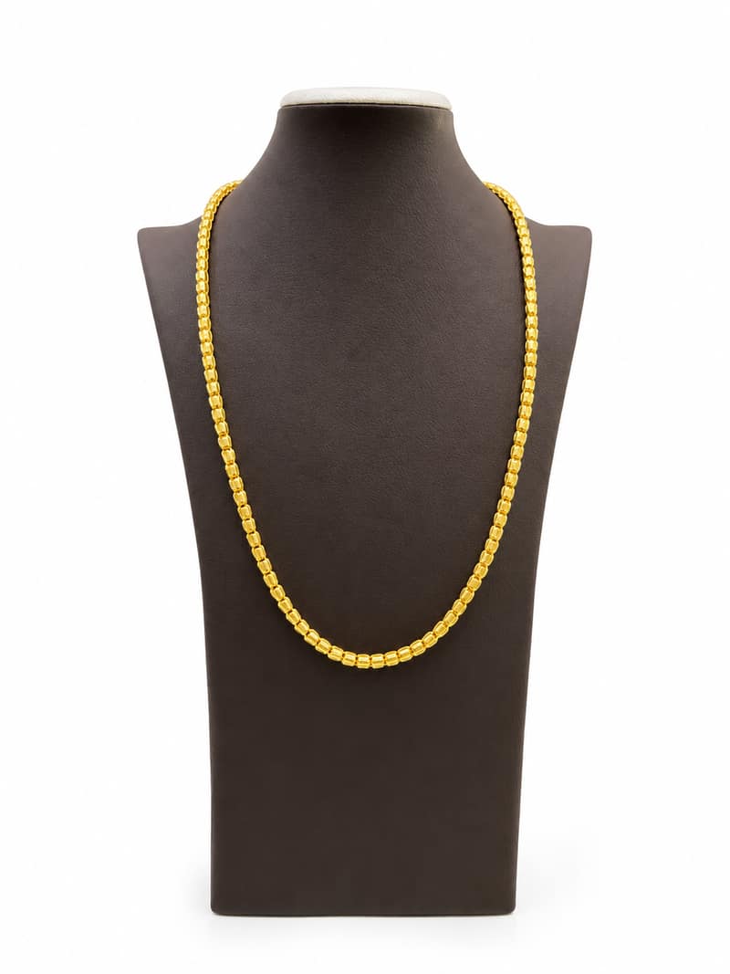 Gold Bead Chain Necklace – Elegant Everyday Luxury