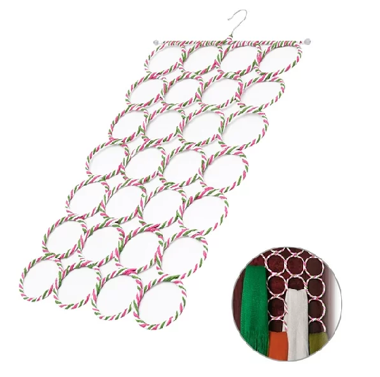 28 Hole Multi Use Scarf Shawl Hanger/Organizer - Image 2