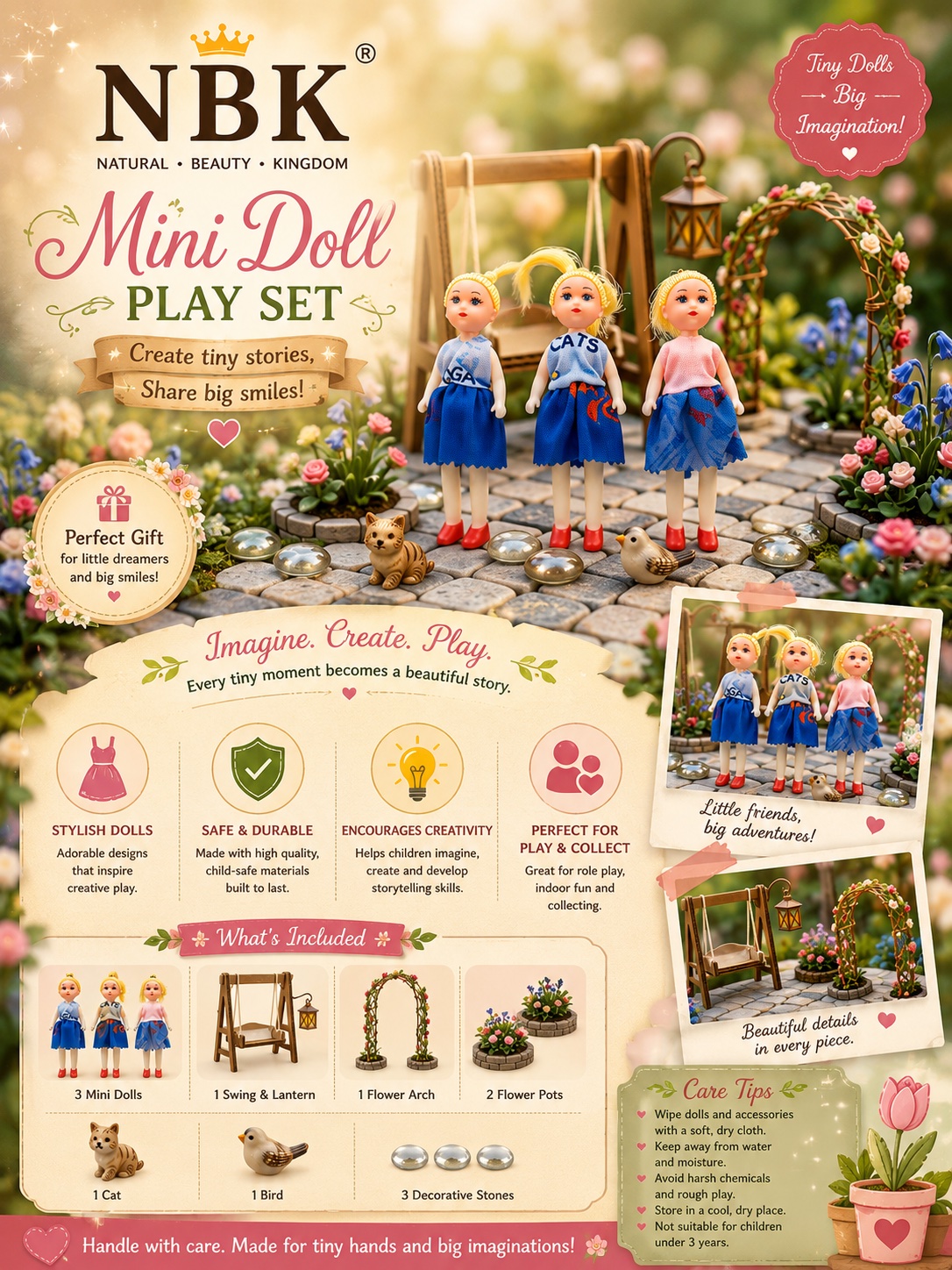 3 pcs doll - Image 2