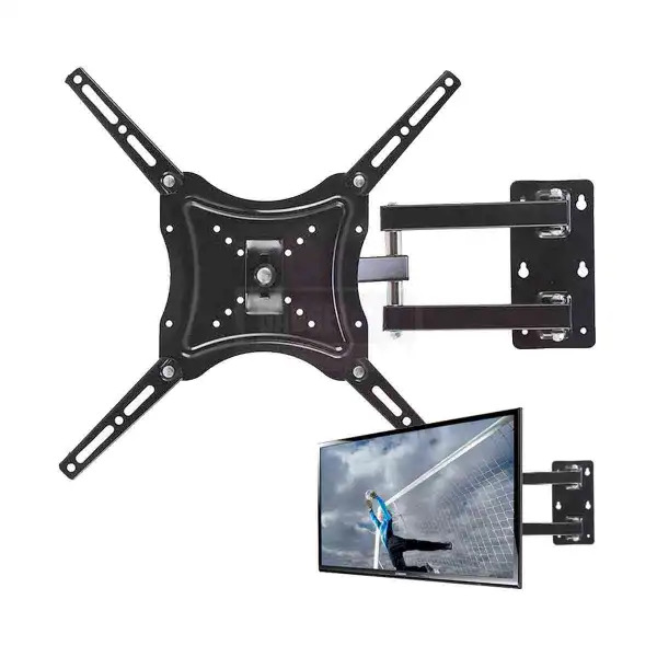 Adjustable TV Wall Mount, Swivel and Tilting Arm Bracket for Most 14-55 inch TVs - Image 2