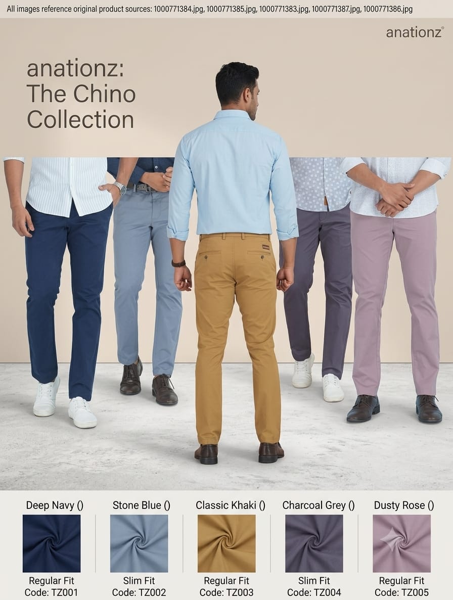 ANATIONZ CHINO PANTS - Image 2