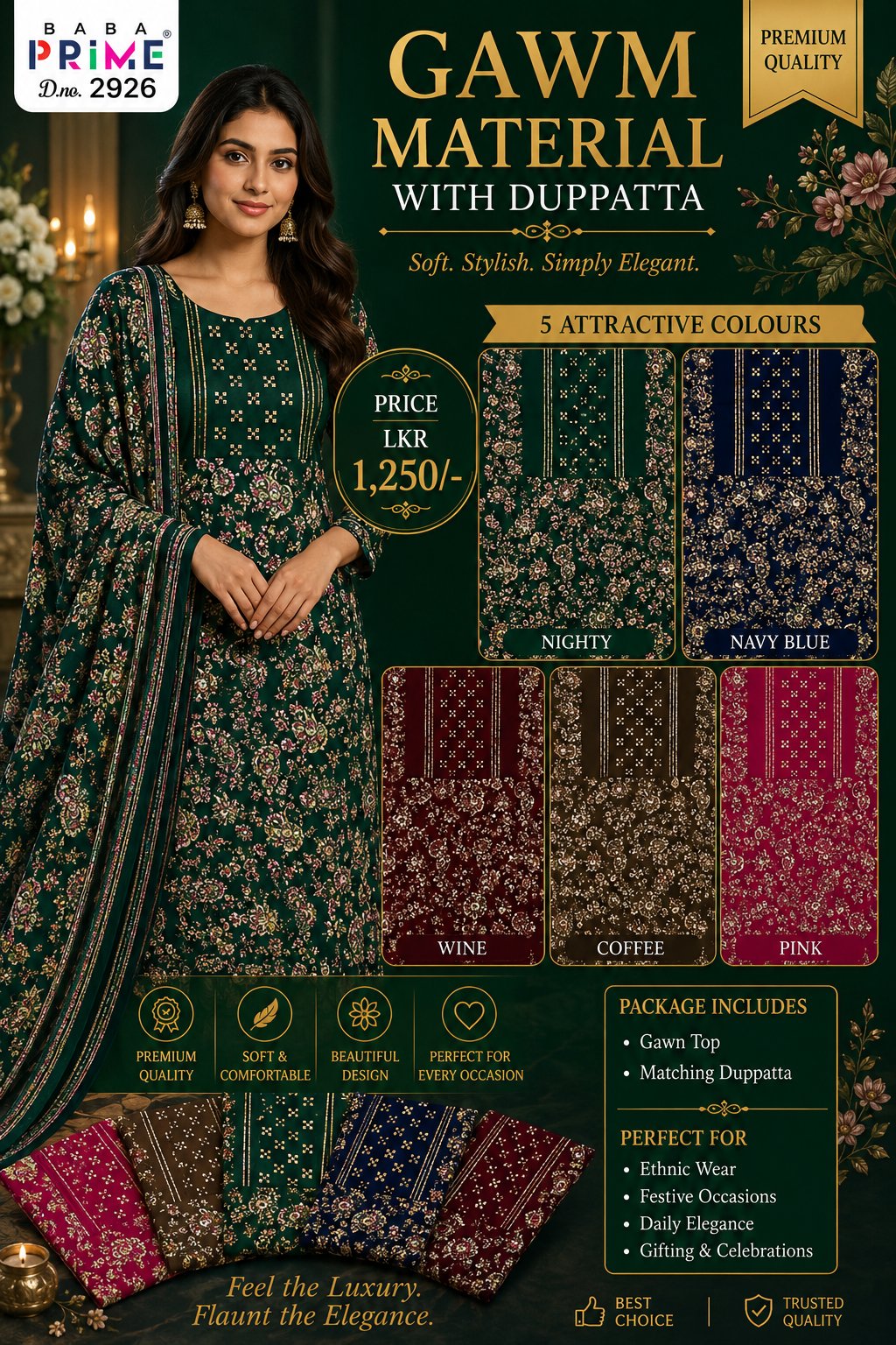 BABA PRIME WITH DUPATTA - Image 4