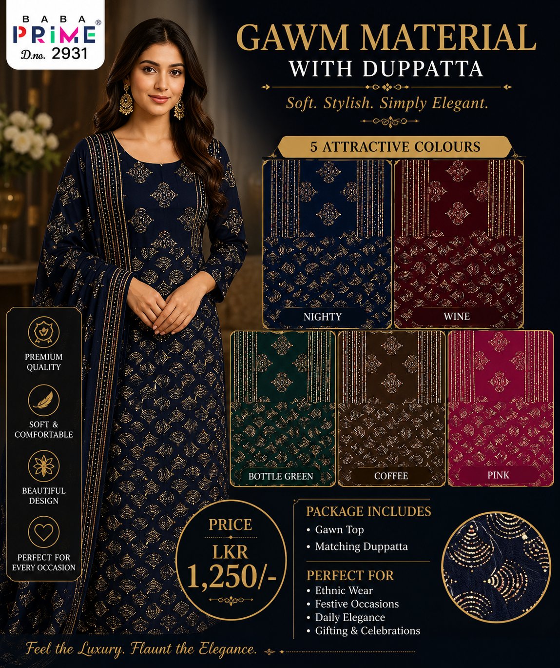 BABA PRIME WITH DUPATTA - Image 2