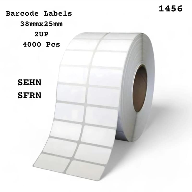 Barcode Label 38mm x 25mm