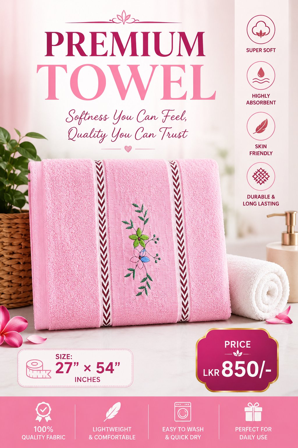 BATH TOWEL - 27×54 - Image 5