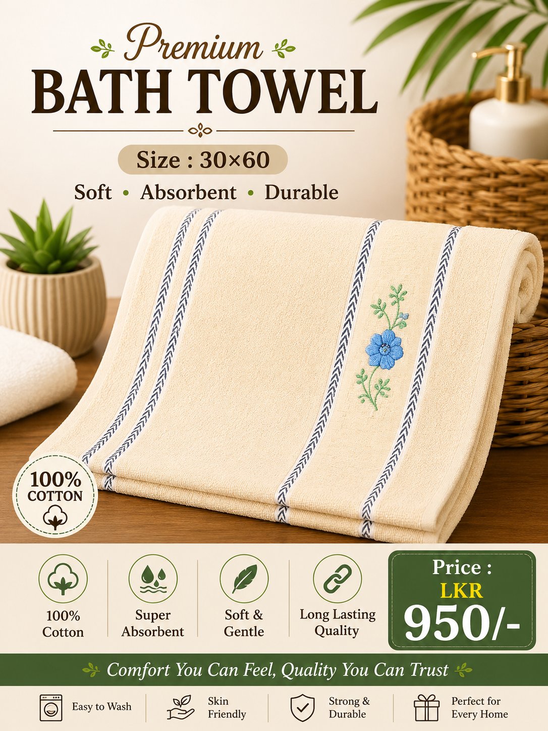 BATH TOWEL - 30×60 - Image 5