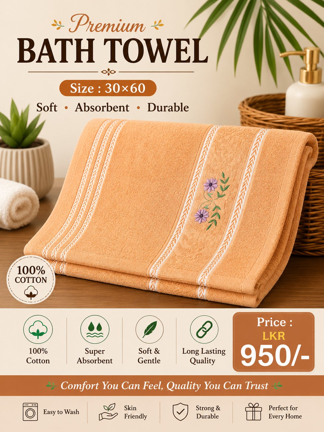 BATH TOWEL - 30×60 - Image 4