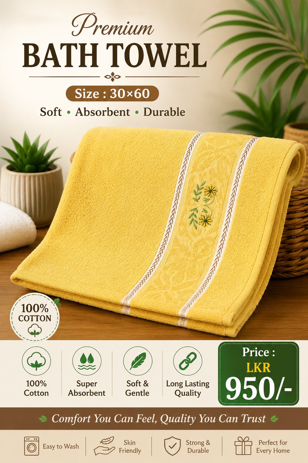 BATH TOWEL - 30×60 - Image 2