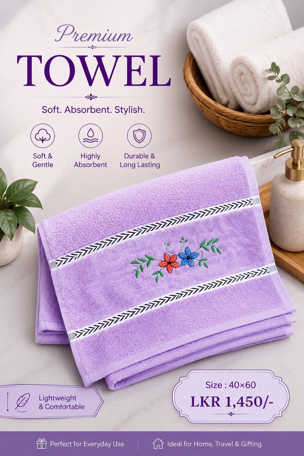 BATH TOWEL - 40×60 - Image 4