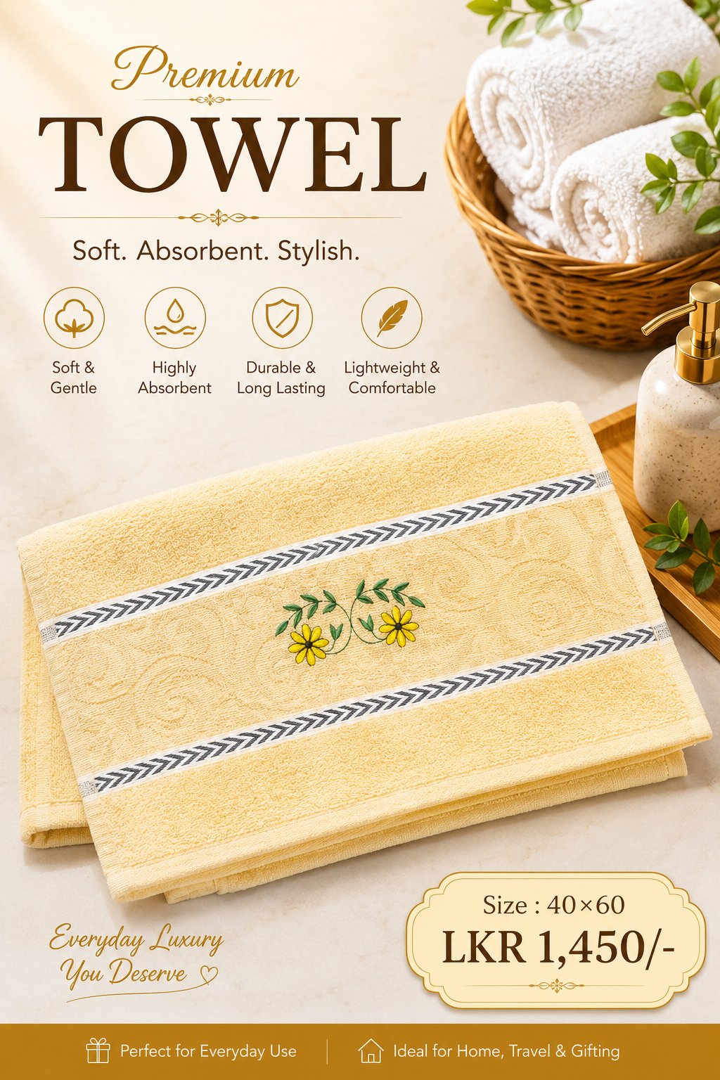 BATH TOWEL - 40×60 - Image 2