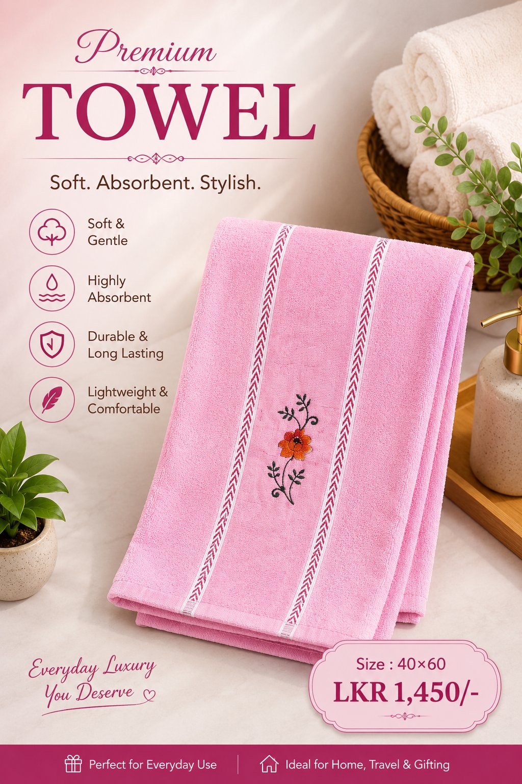 BATH TOWEL - 40×60 - Image 5