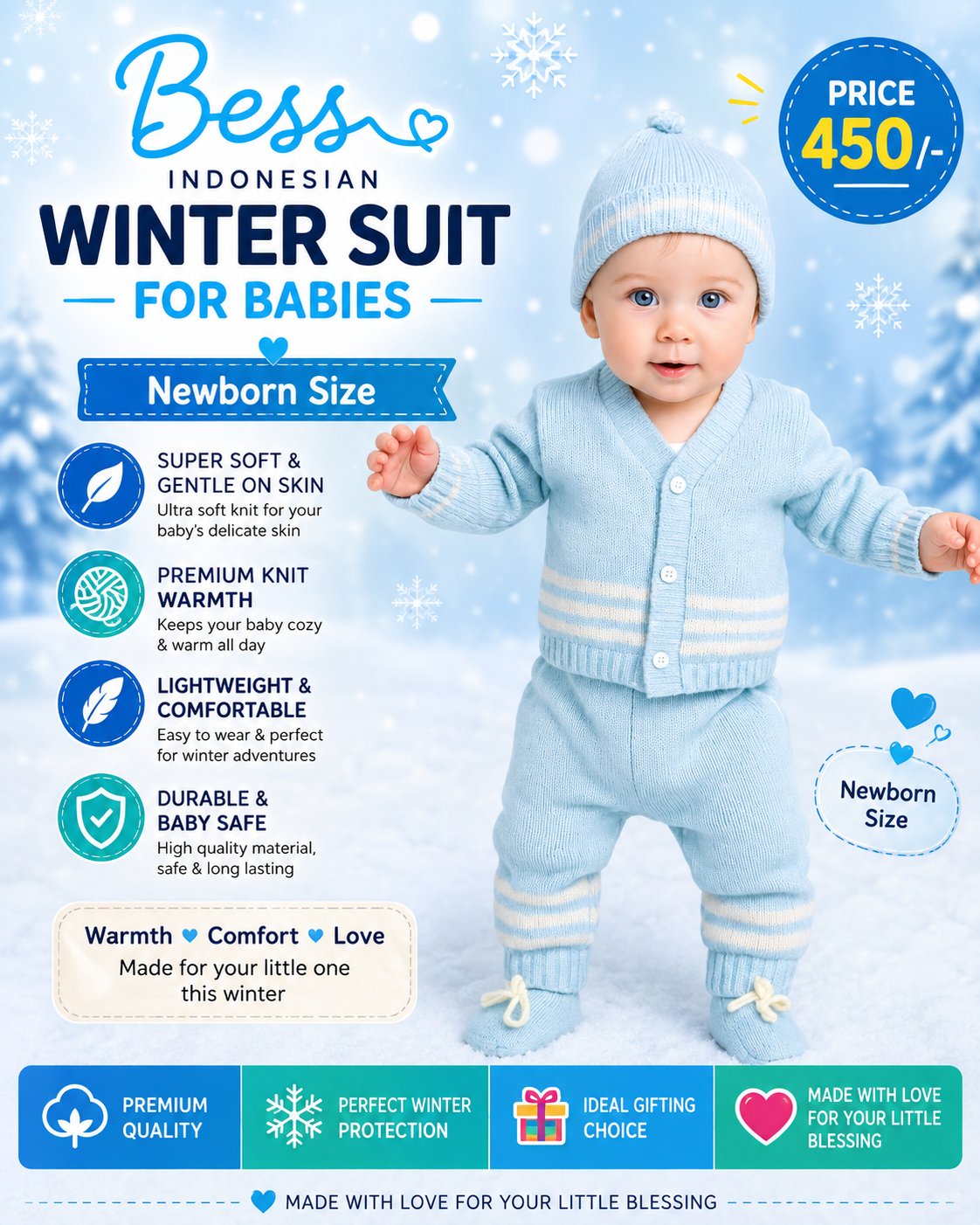 BESS Indonesian Winter Suit For Babies - Image 2