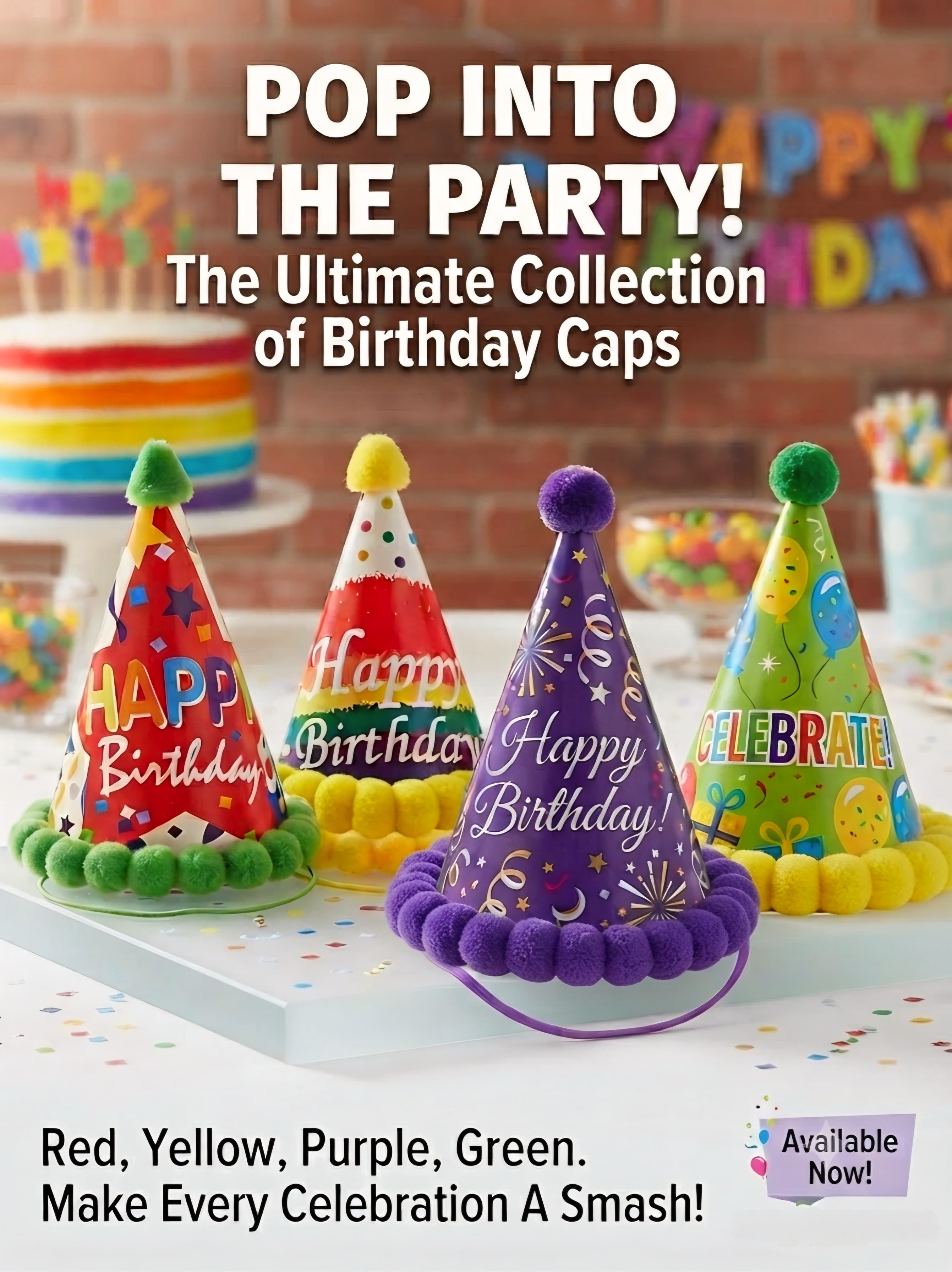 Birthday Cap Small - Image 2