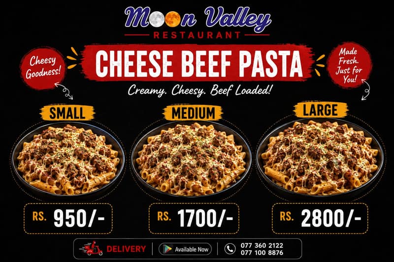 Cheese Beef Pasta Medium