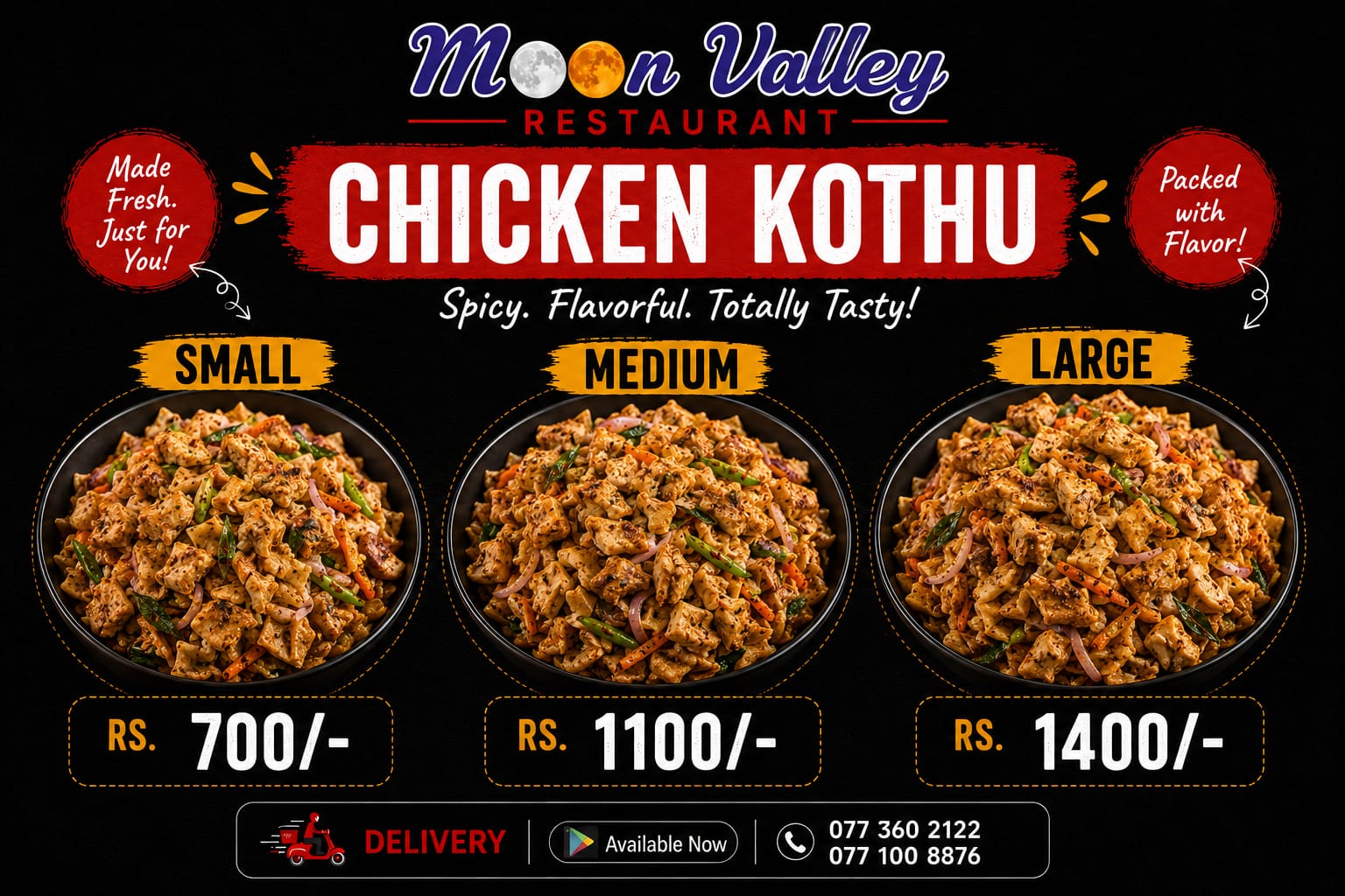 Chicken Kothu Medium
