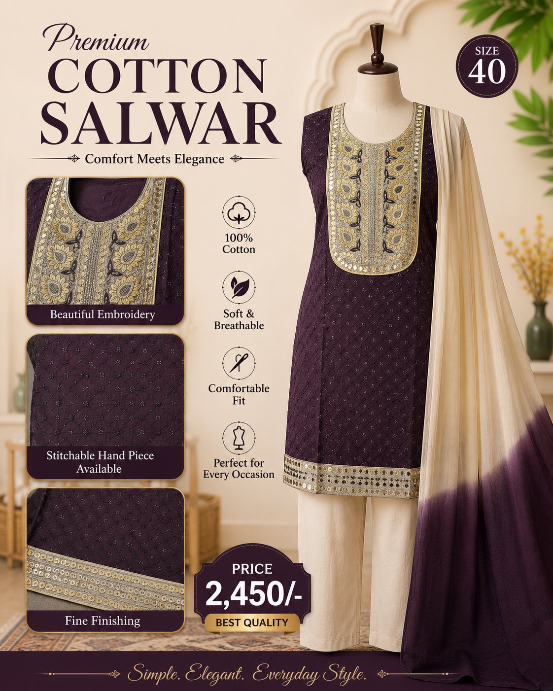 COTTON SALWAR - Image 4