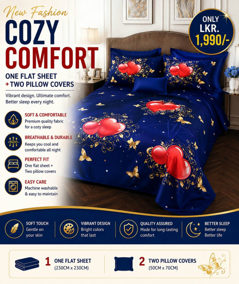 COZY COMFORT BEDSHEET SET