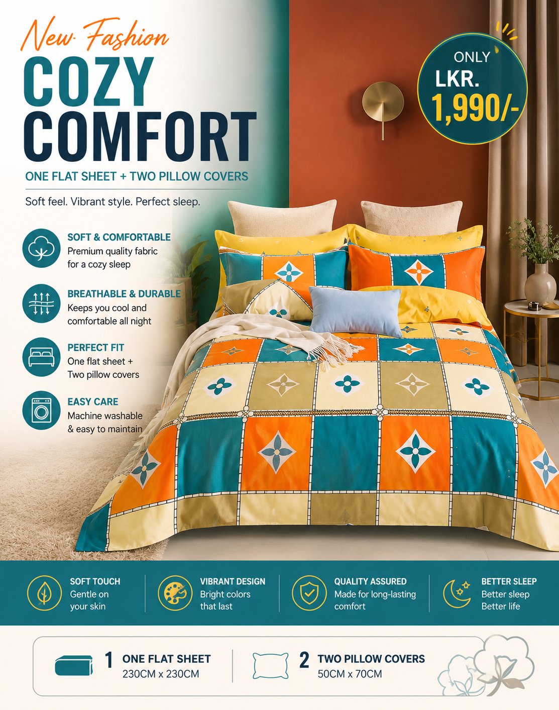COZY COMFORT BEDSHEET SET - Image 4