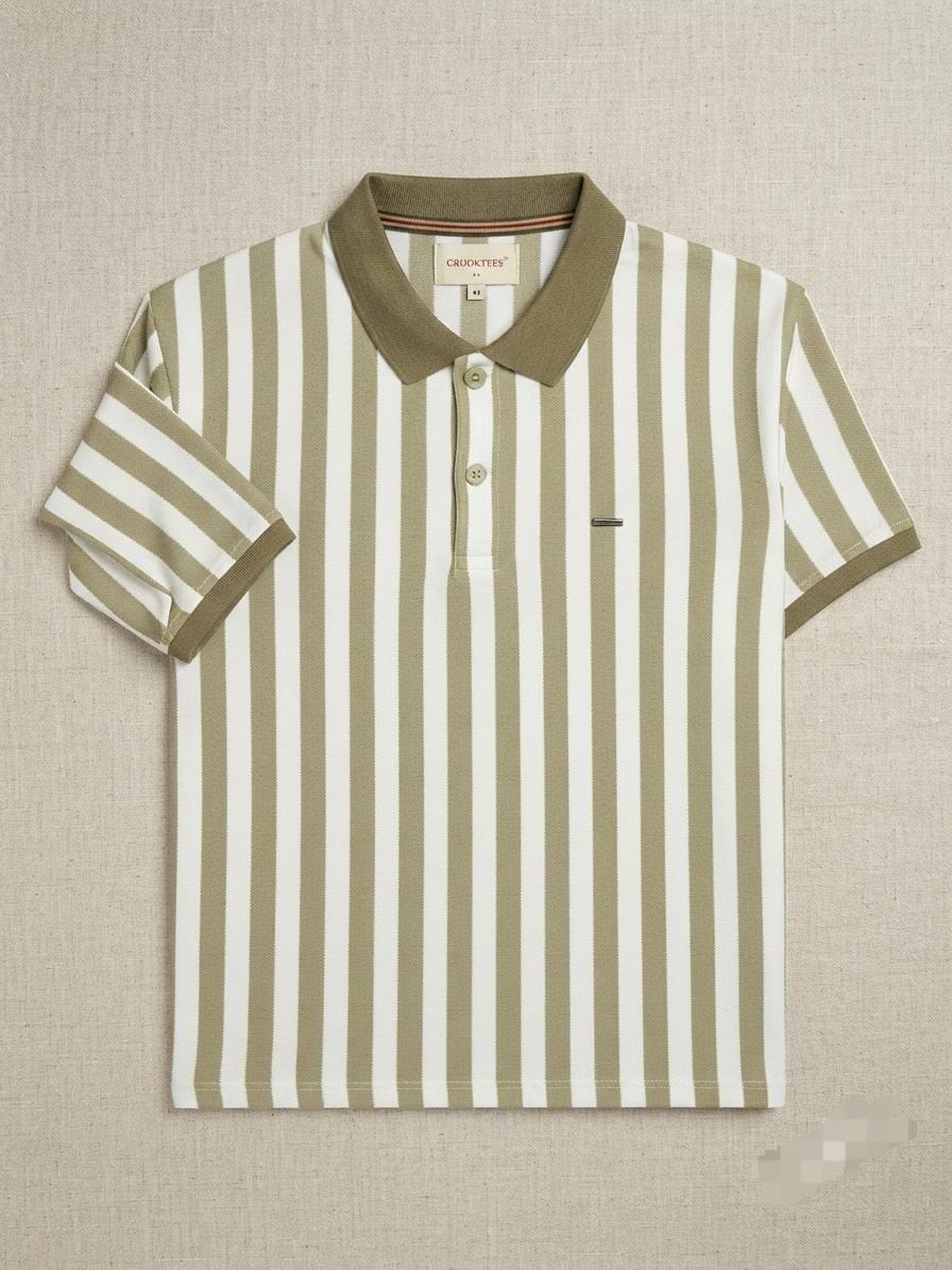 CROCKTEES Premium Striped Polo - Image 5