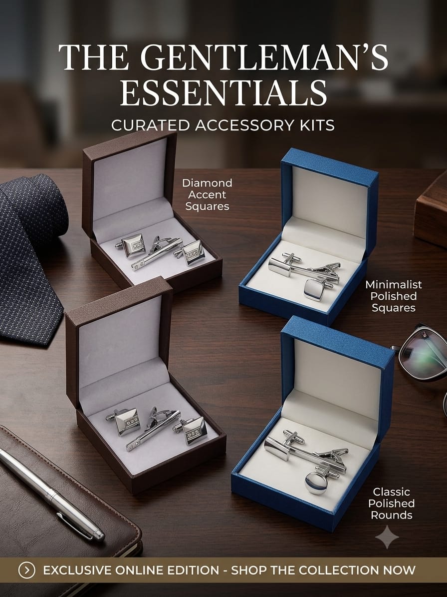 Cufflink & Tie pin - Image 2