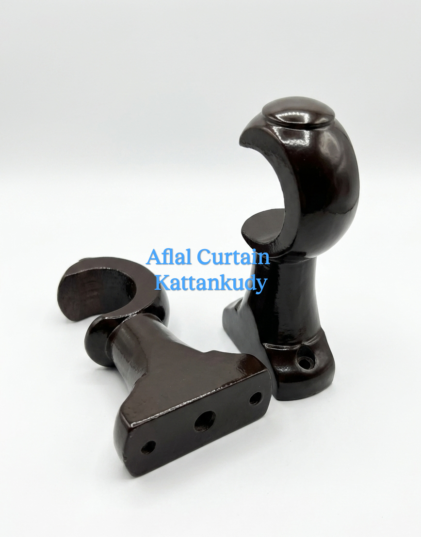 Curtain wooden Bar wall wood Brackets