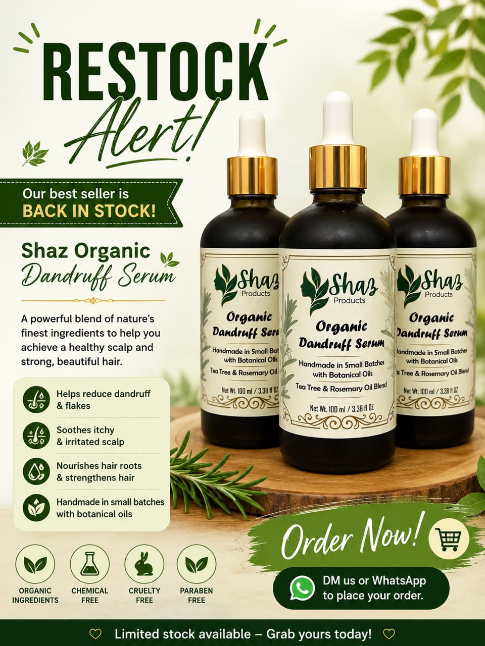 Dandruff serum