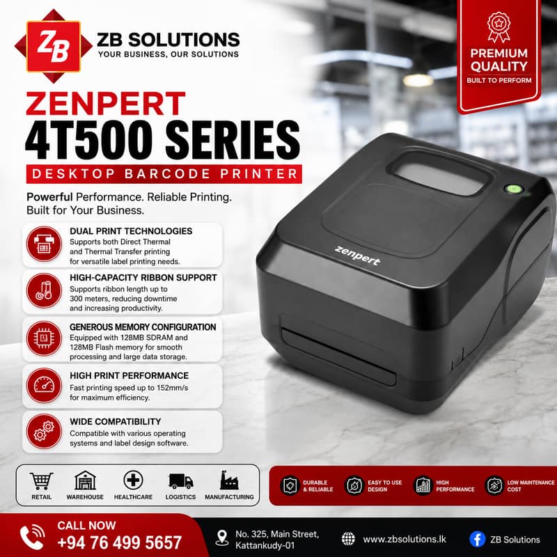 Desktop Barcode Printer