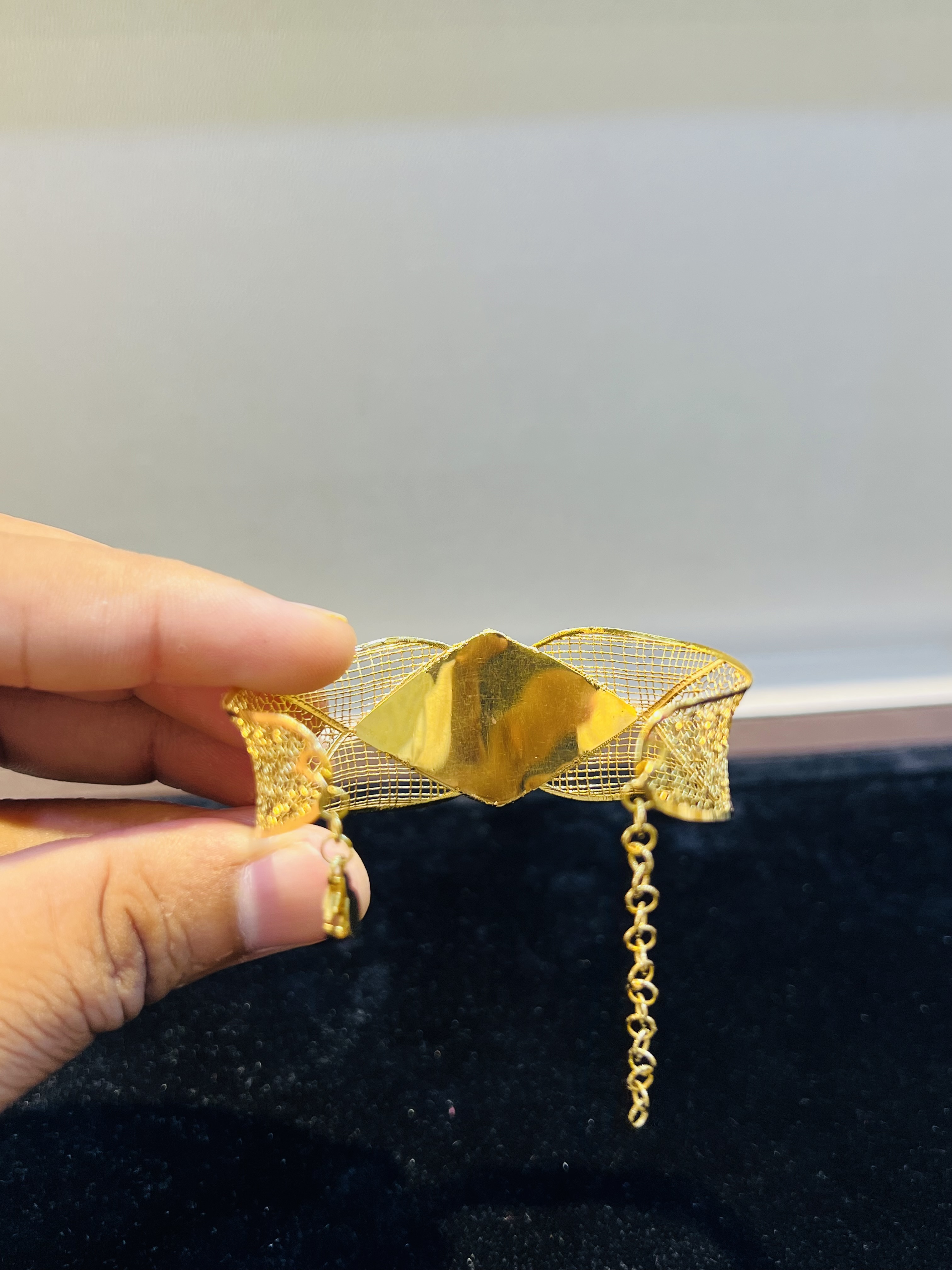 Diamond Bloom Mesh Gold Sabona - Image 5