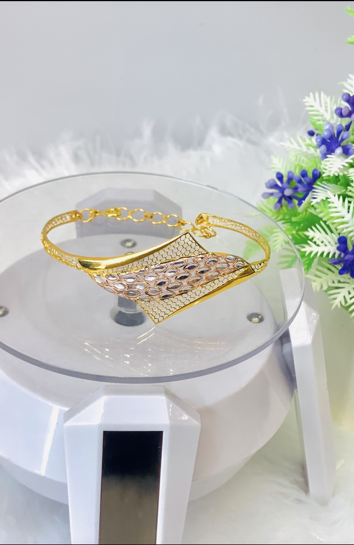Dubai Turkey Tricolour Sabona Bangle - Image 2