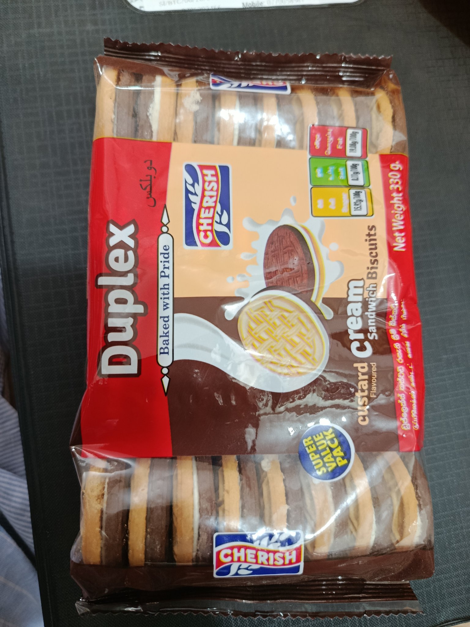 DUPLEX CUSTARD CREAM 330g - Image 2