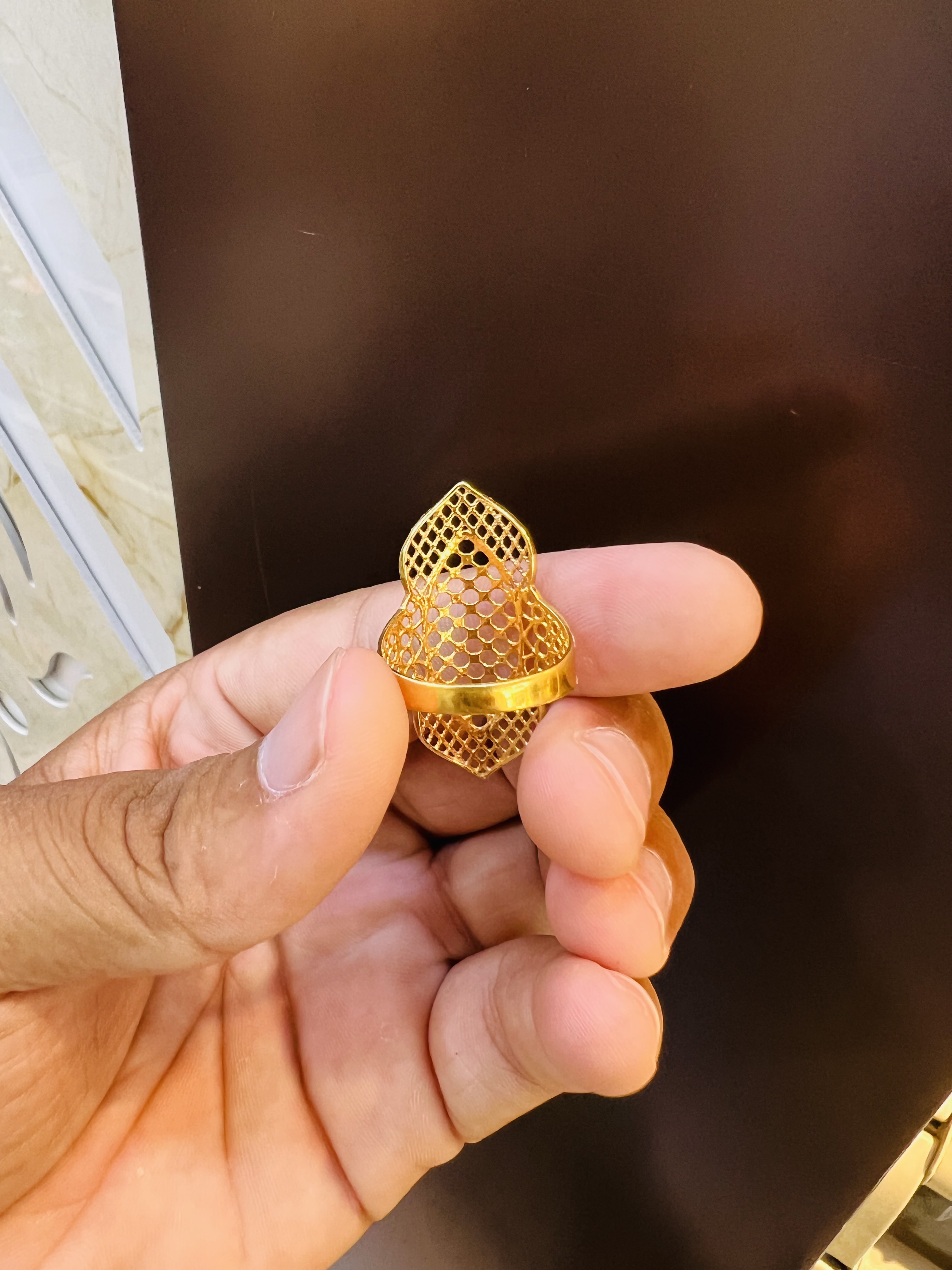 Elegant Tri-color Abaya Ring - Image 4