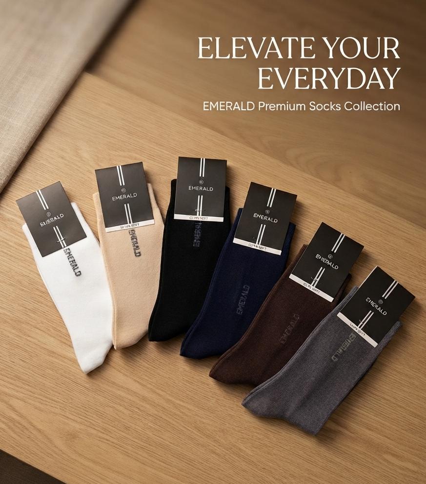 EMERALD ULTRASOFT MEN'S COTTON SOCKS
