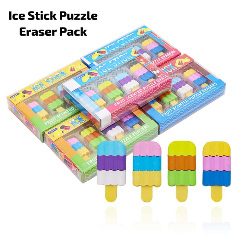 Eraser ice pop 4in1