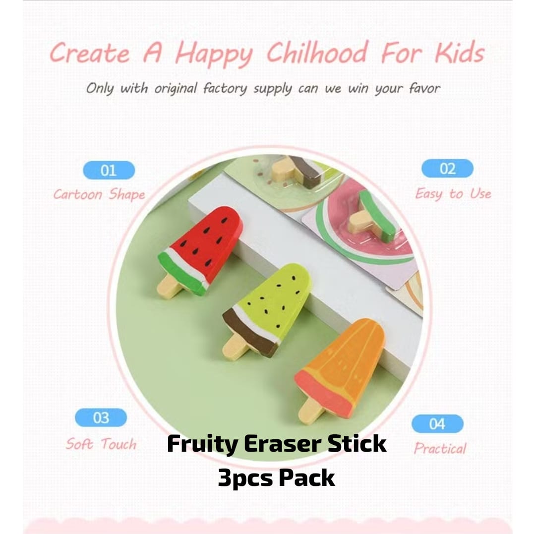 Eraser ice pop  fruits - Image 2