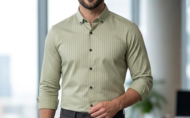 FABLE+ Premium Stripe Long Sleeve Shirts