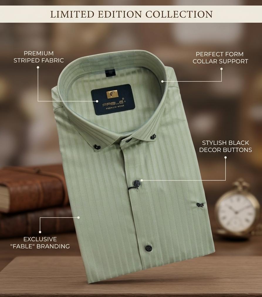FABLE+ Premium Stripe Long Sleeve Shirts - Image 4