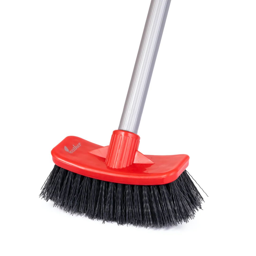 Feather Long Handle Floor Broom – Soft & Durable Sweeping Brush - Image 5