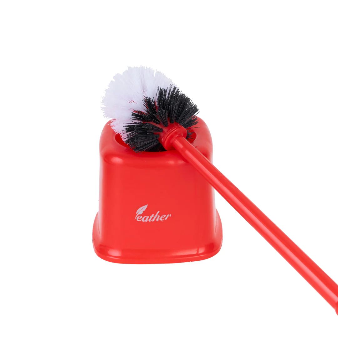 Feather Toilet Brush with Holder – Hygienic Bathroom Cleaning Set - Image 5