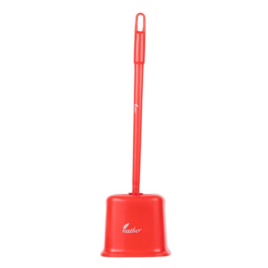 Feather Toilet Brush with Holder – Hygienic Bathroom Cleaning Set - Image 4