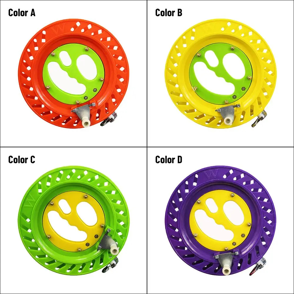 Fishing Line Hand Reel Wheel with Anti-Reverse Bearing - Round Fishing Line Winder & Storage Spooler - Image 2