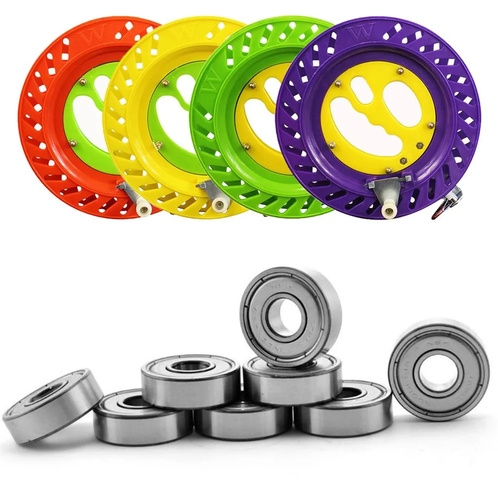 Fishing Line Hand Reel Wheel with Anti-Reverse Bearing - Round Fishing Line Winder & Storage Spooler - Image 4
