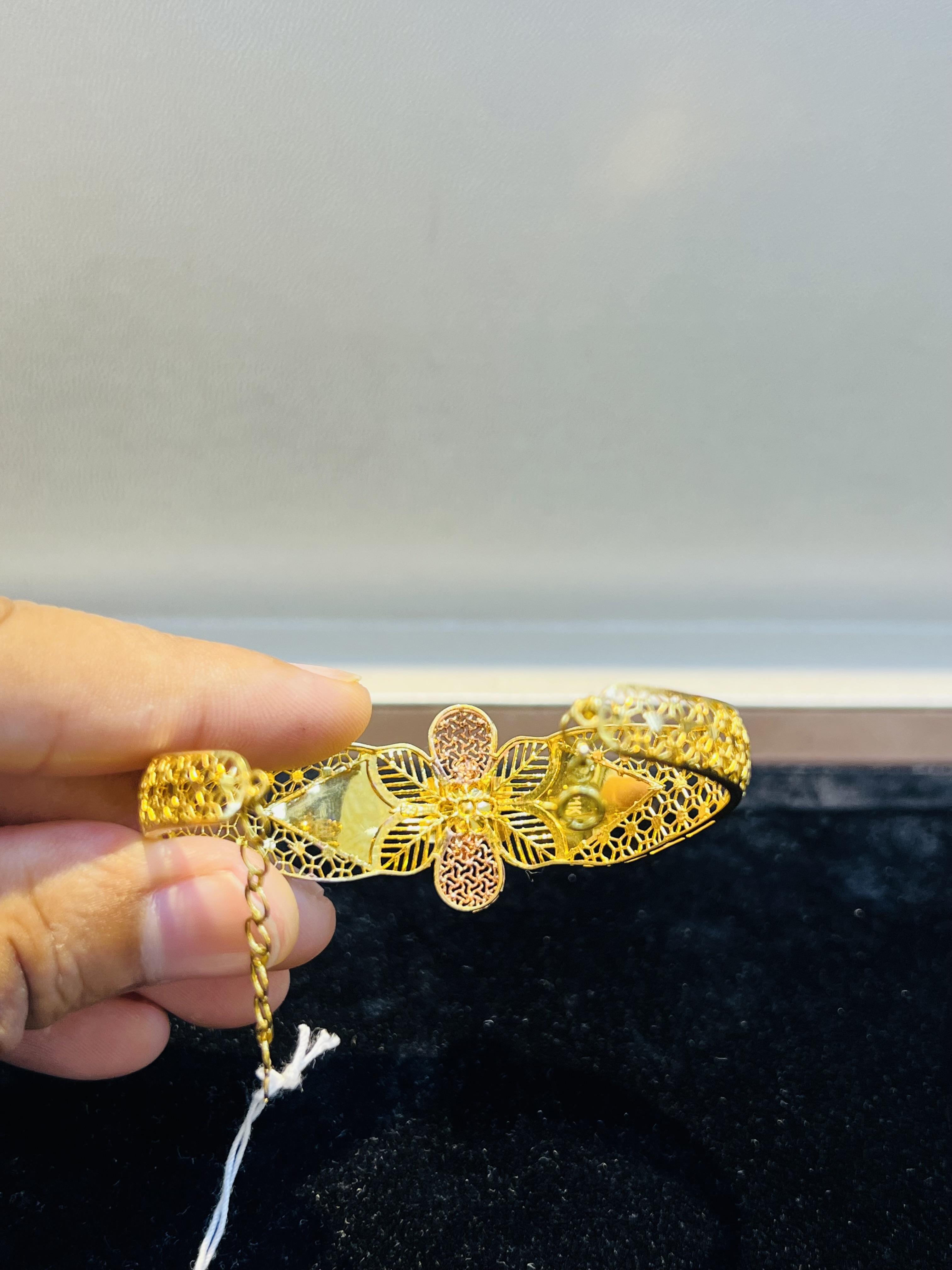 Floral Harmony Dual-Tone Gold Sabona - Image 5