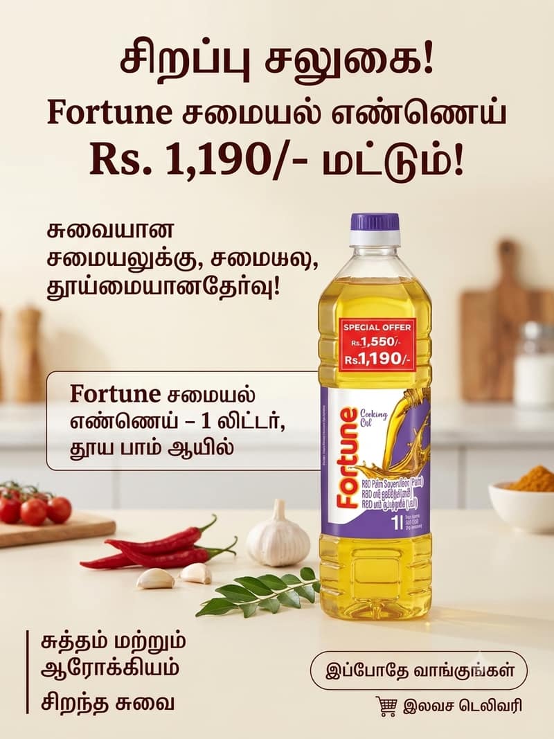 Fortunes vegetables oil 1l