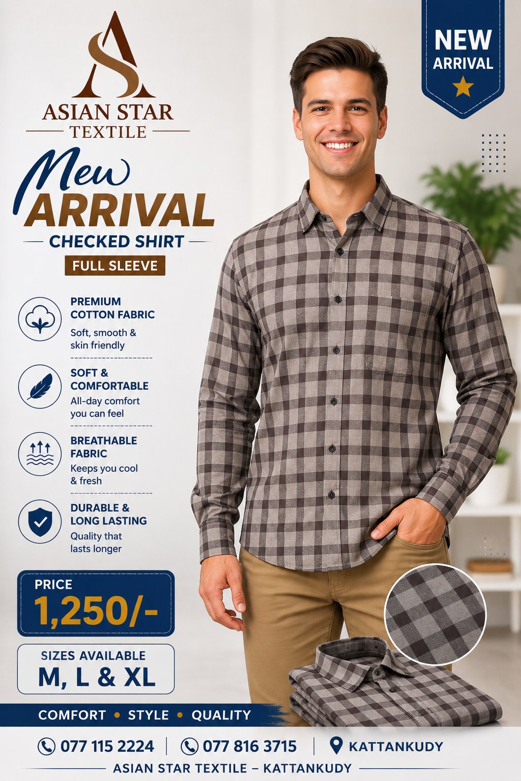 GENT'S CHECKED SHIRTS - Image 4