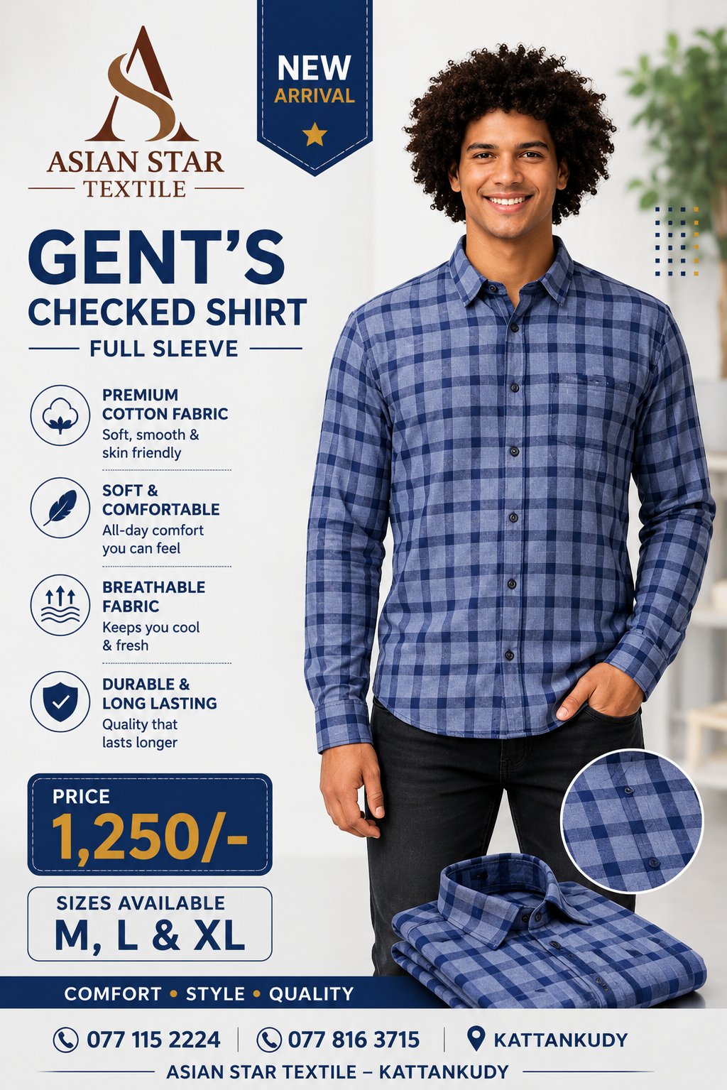 GENT'S CHECKED SHIRTS - Image 2