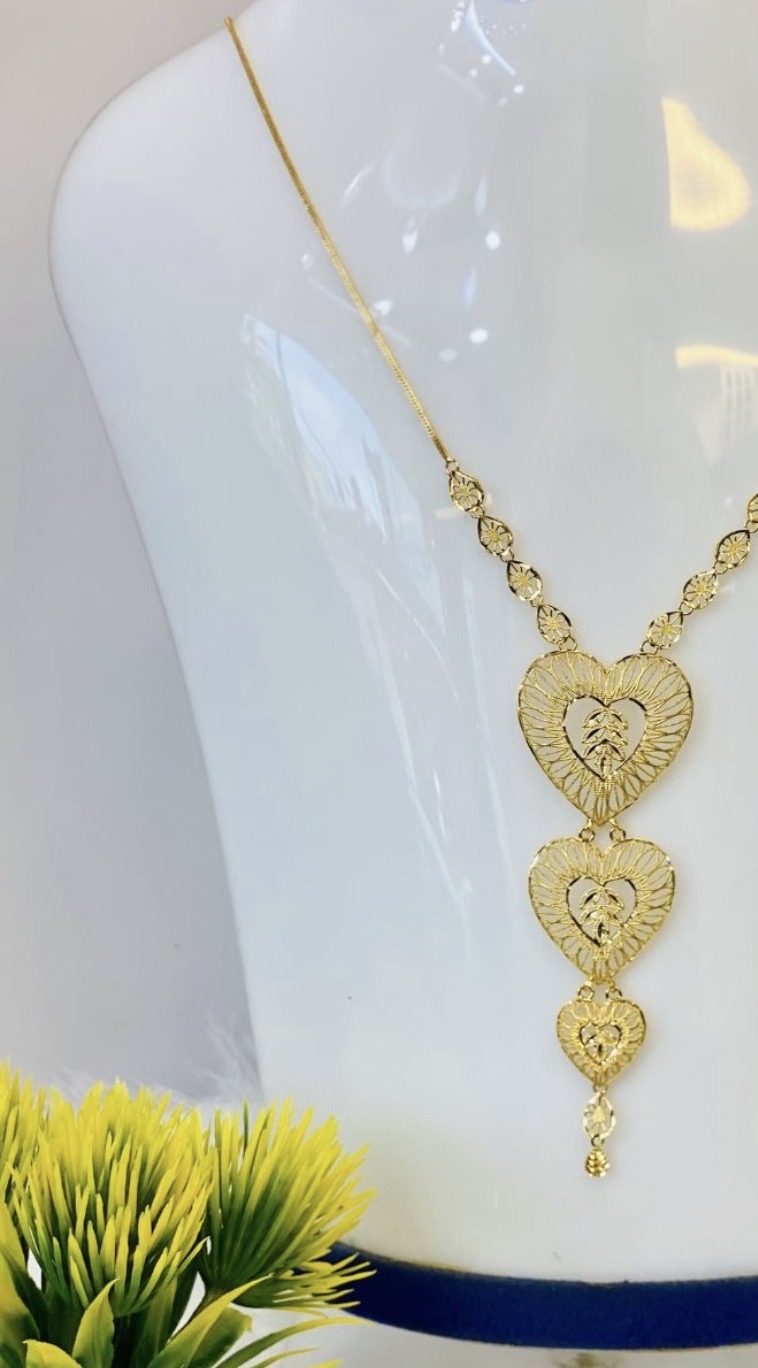 Gold Necklace Dubai Turkey Design - Image 2