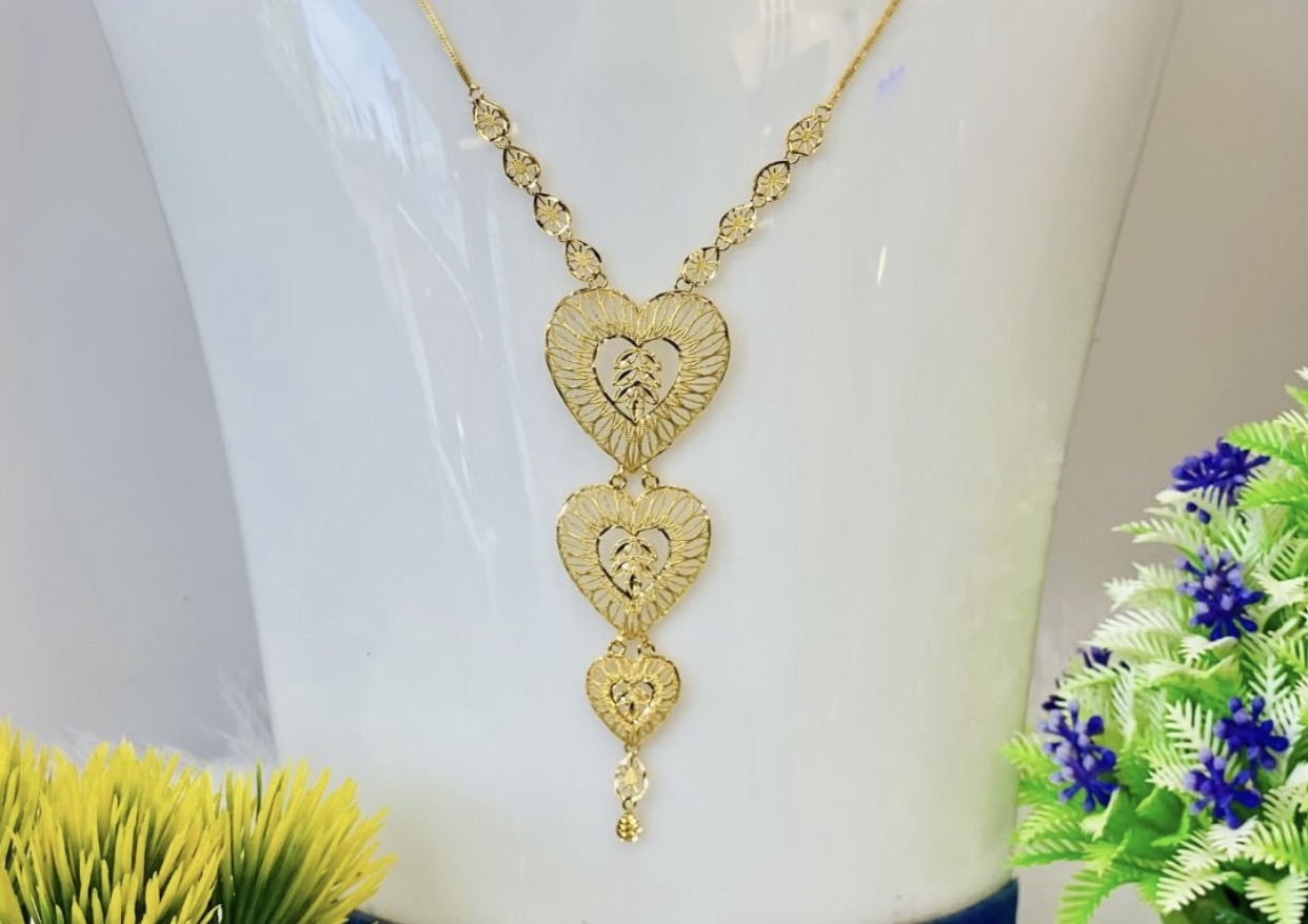 Gold Necklace Dubai Turkey Design - Image 3