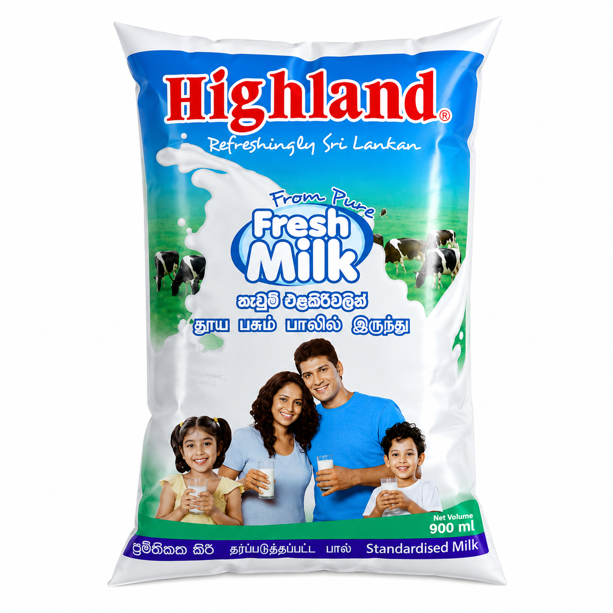 Highland Standardized Fresh Milk - 900ML (OFFER PRICE)