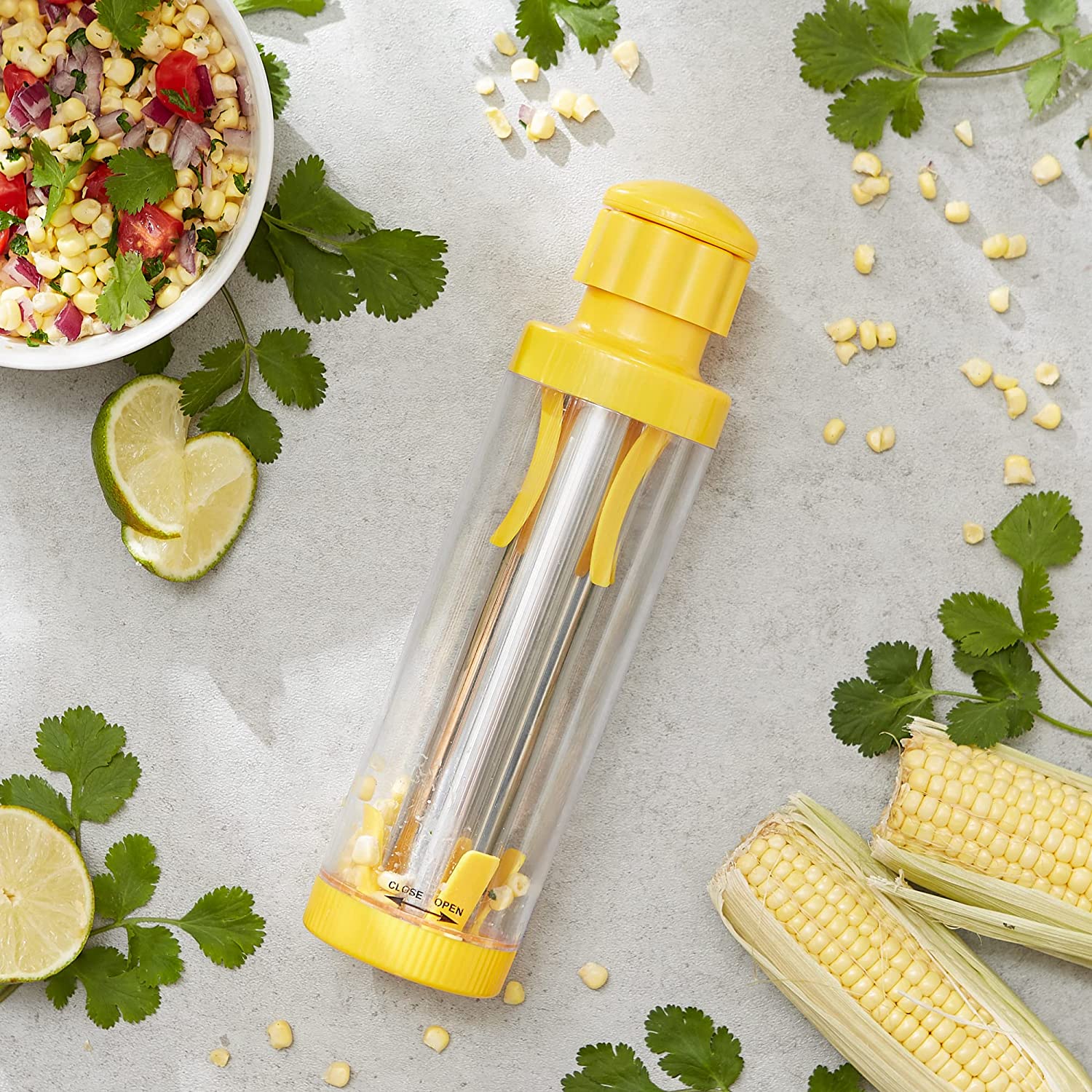 International Yellow Deluxe Corn Stripper, 10.5″ | Quickly Remove Kernels from the Cob | No Splatters or Mess | Dishwasher Safe - Image 3